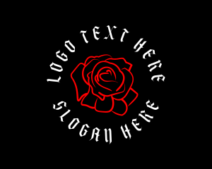 Gothic Rose Tattoo logo