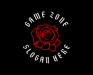 Gothic Rose Tattoo logo