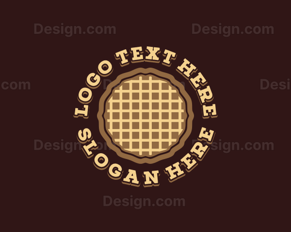 Sweet Waffle Baking Logo