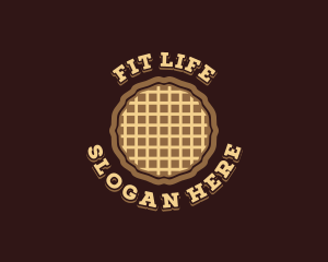 Sweet Waffle Baking Logo