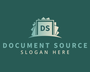 Gradient Paper Document logo