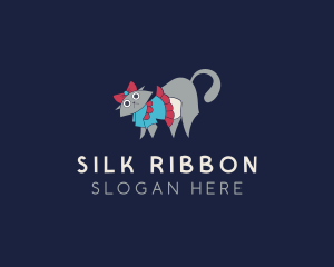 Cat Animal Grooming logo design