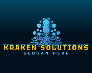 Monster Kraken Esports logo design