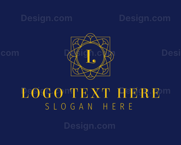 Elegant Jewel Flower Logo