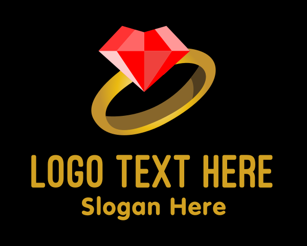Wedding Ring logo example 2