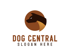 Modern Canine Security logo design