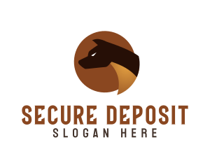 Modern Canine Security logo design