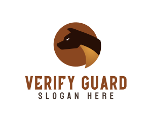 Modern Canine Security logo design