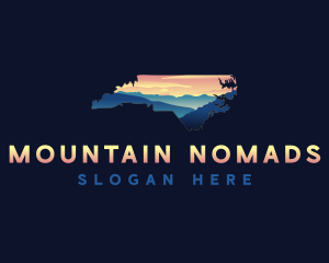 Mountain Outdoor North Carolina logo design