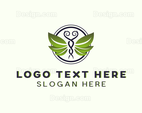 Herbal Leaf Medicine Logo