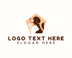 Pet Shelter Veterinarian Logo