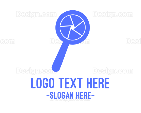 Blue Shutter Search Logo