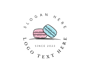 Macaron Dessert Bakeshop Logo