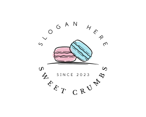 Macaron Dessert Bakeshop logo design