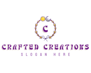 Sun Moon Beads logo design