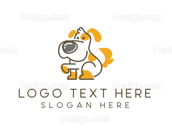 Dog Pet Veterinary Logo