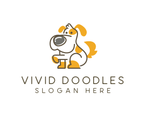 Dog Pet Veterinary logo design