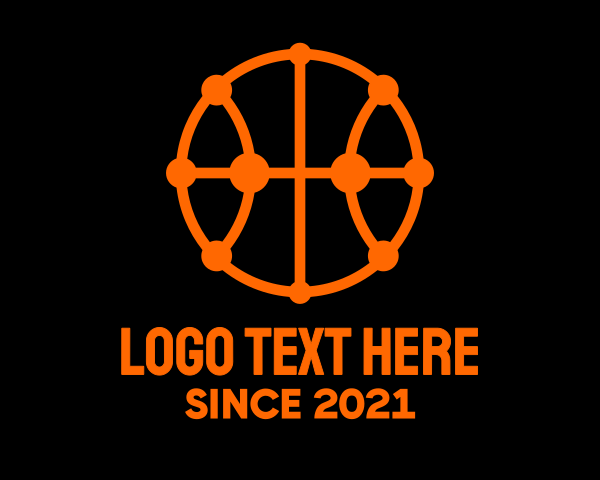 Basketball logo example 3