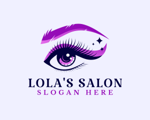 Beauty Eyelashes Salon logo design