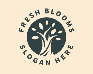 Tree Planting Agriculture logo design