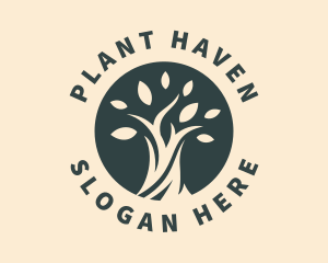 Tree Planting Agriculture logo design