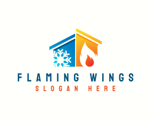 Fire Snow House logo design