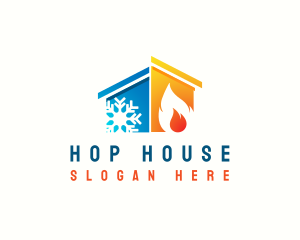 Fire Snow House logo design