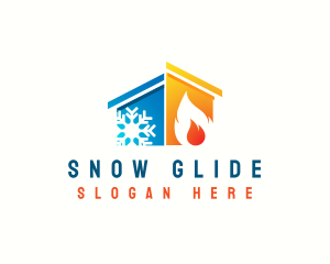 Fire Snow House logo design