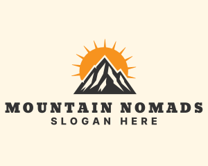 Nature Mountain Trekking logo design