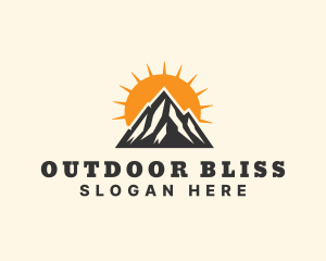 Nature Mountain Trekking logo design