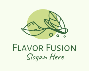 Vegan Herb Spoon logo design