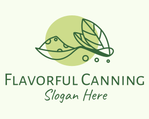 Vegan Herb Spoon logo design