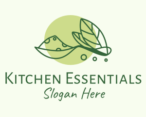 Vegan Herb Spoon logo design