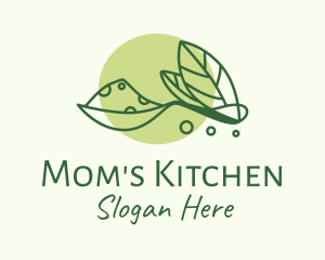 Vegan Herb Spoon logo design