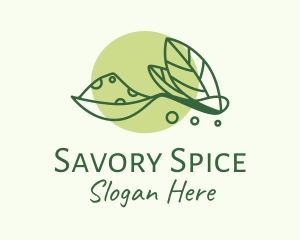 Vegan Herb Spoon logo design