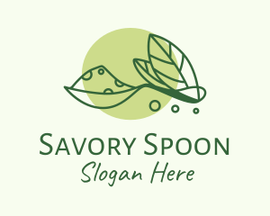 Vegan Herb Spoon logo design