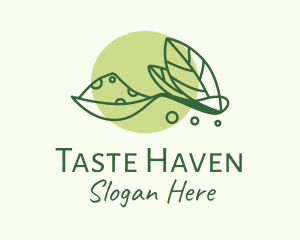 Vegan Herb Spoon logo design