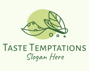 Vegan Herb Spoon logo design