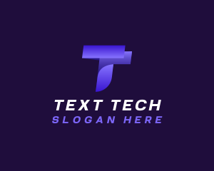 Creative Tech Digital Letter T logo design