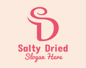 Curvy Letter SD logo design