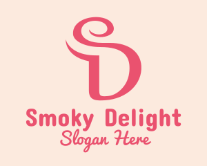 Curvy Letter SD logo design