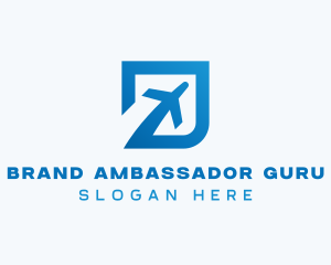 Blue Square Travel logo design