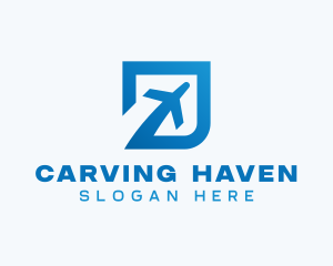 Blue Square Travel logo design