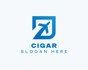 Blue Square Travel logo design