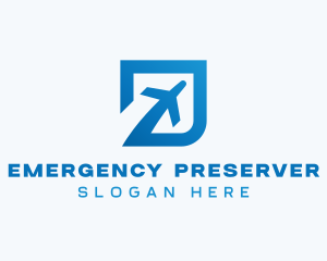 Blue Square Travel logo design