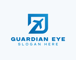 Blue Square Travel logo design