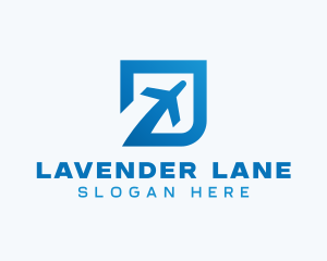 Blue Square Travel logo design