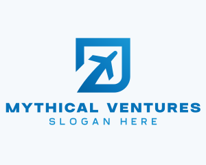 Blue Square Travel logo design