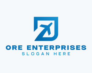 Blue Square Travel logo design