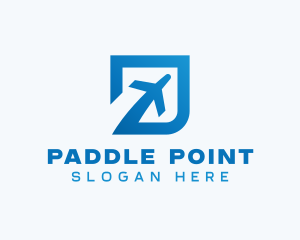 Blue Square Travel logo design